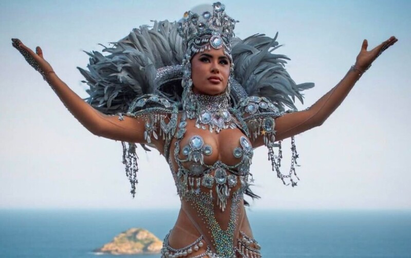 Digna de rainha de bateria: Isabelle Nogueira investe pesado em fantasias