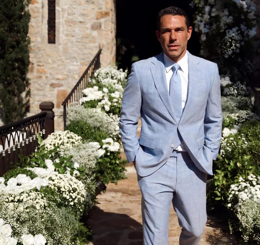 Marcus Buaiz revela look em dia de casamento com Isis Valverde