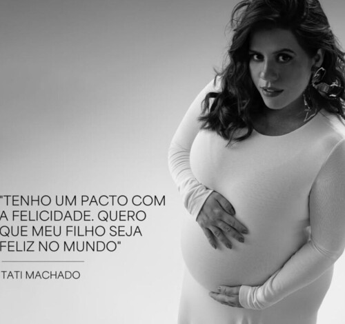 Quando Tati Machado anunciou a gravidez?