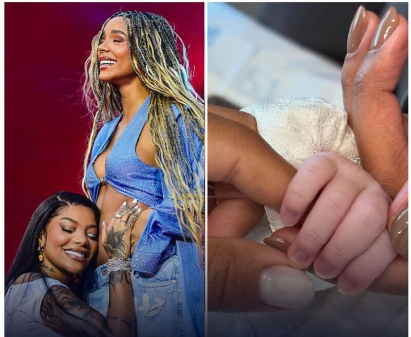 Nasce Zuri, filha de Ludmilla e Brunna Gonçalves nos Estados Unidos