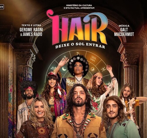 "Hair", espetáculo musical em cartaz, faz curta temporada
