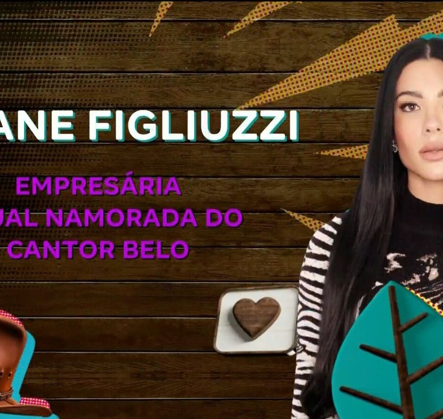 Rayane Figliuzzi, namorada de Belo, está em A Fazenda 17