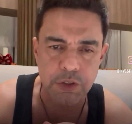 Zezé Di Camargo pede cancelamento de especial de Natal no SBT após visita de Lula à emissora